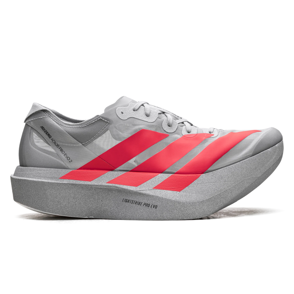 Adidas Adizero Adios Pro EVO 2 „Silver Metallic/Lucid Red/Grey Two“