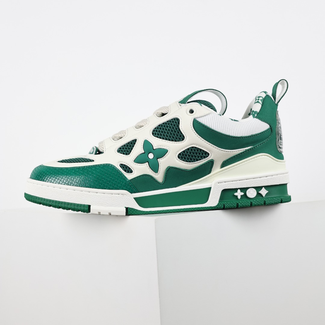 Lv Skate Sneaker Green White