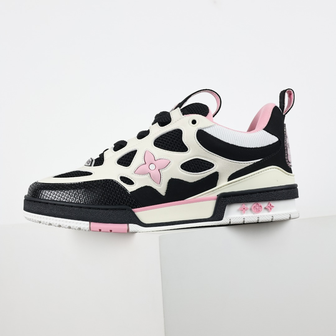 Lv Skate Sneaker Black Pink