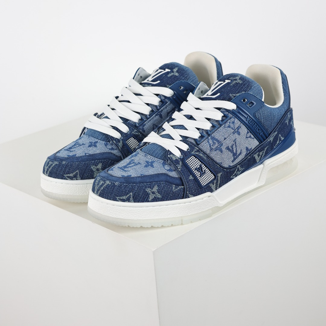 LvTrainer Monogram Denim Blue