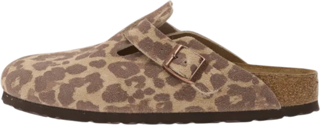Birkenstock Boston Print LEVE Green
