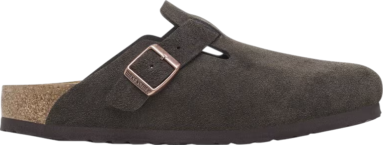 Birkenstock Boston Suede Leather Brown