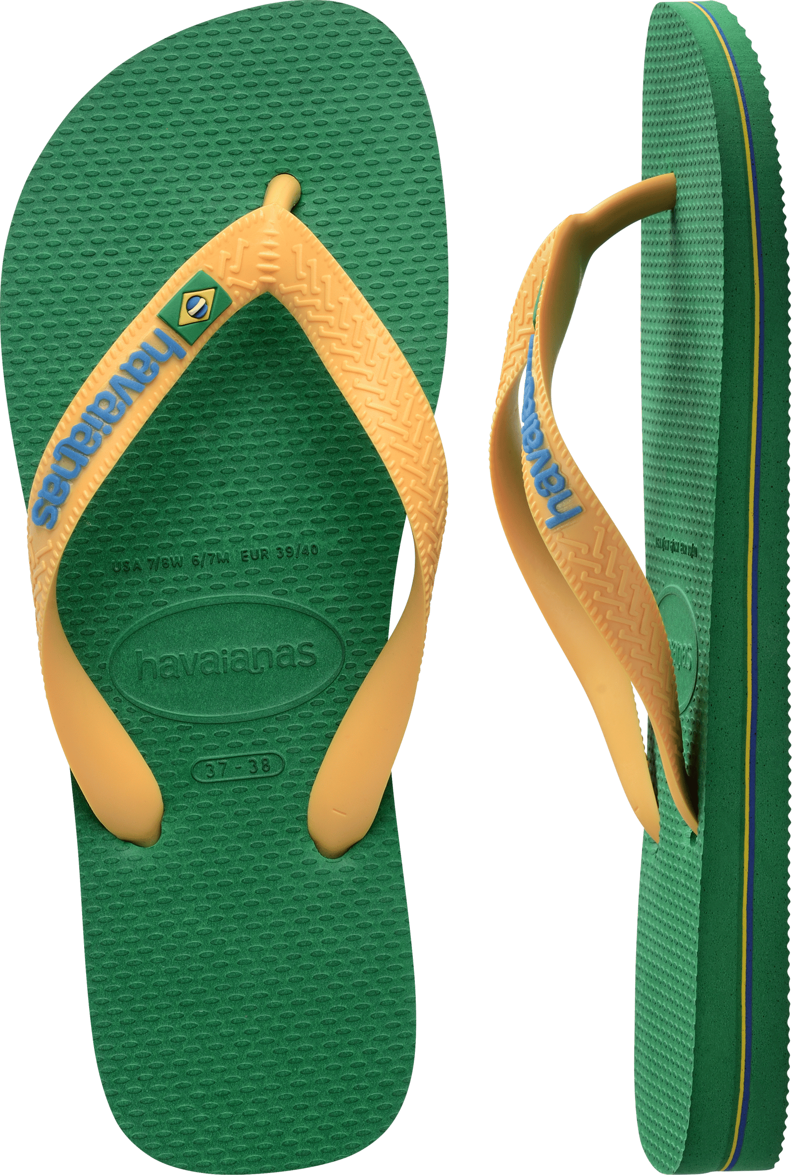 Havaianas Brasil Logo Green