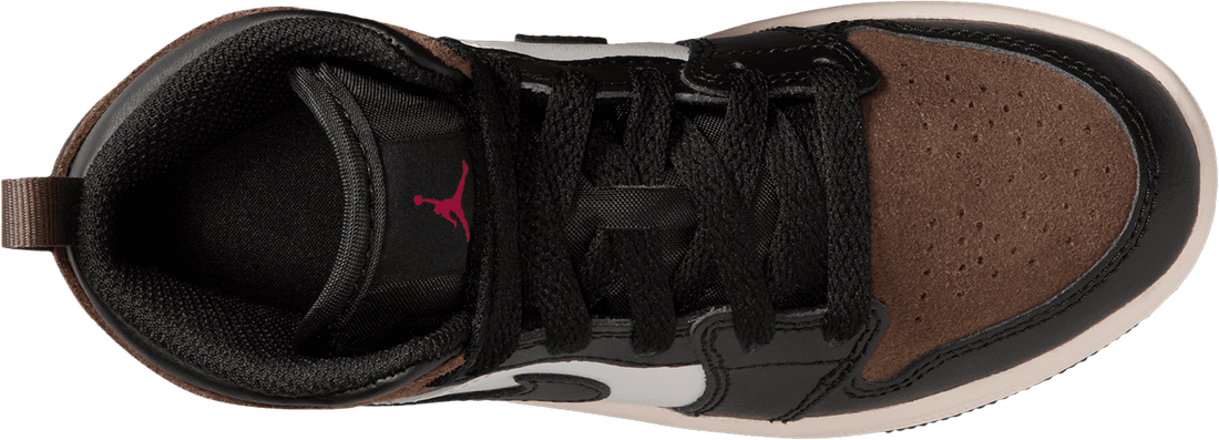Jordan Air Jordan 1 Mid Love The Game Letter PS Kids Black
