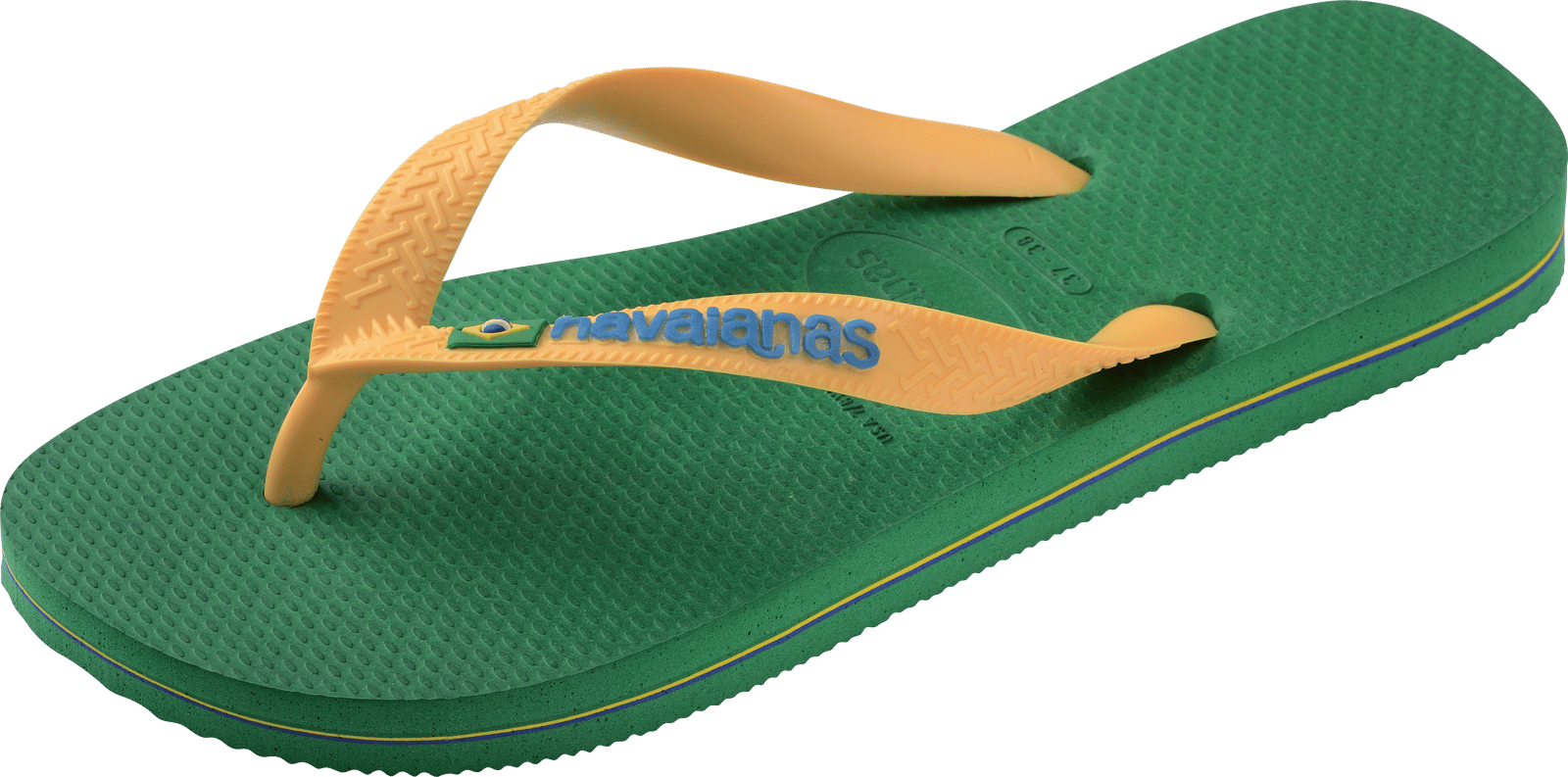Havaianas Brasil Logo Green