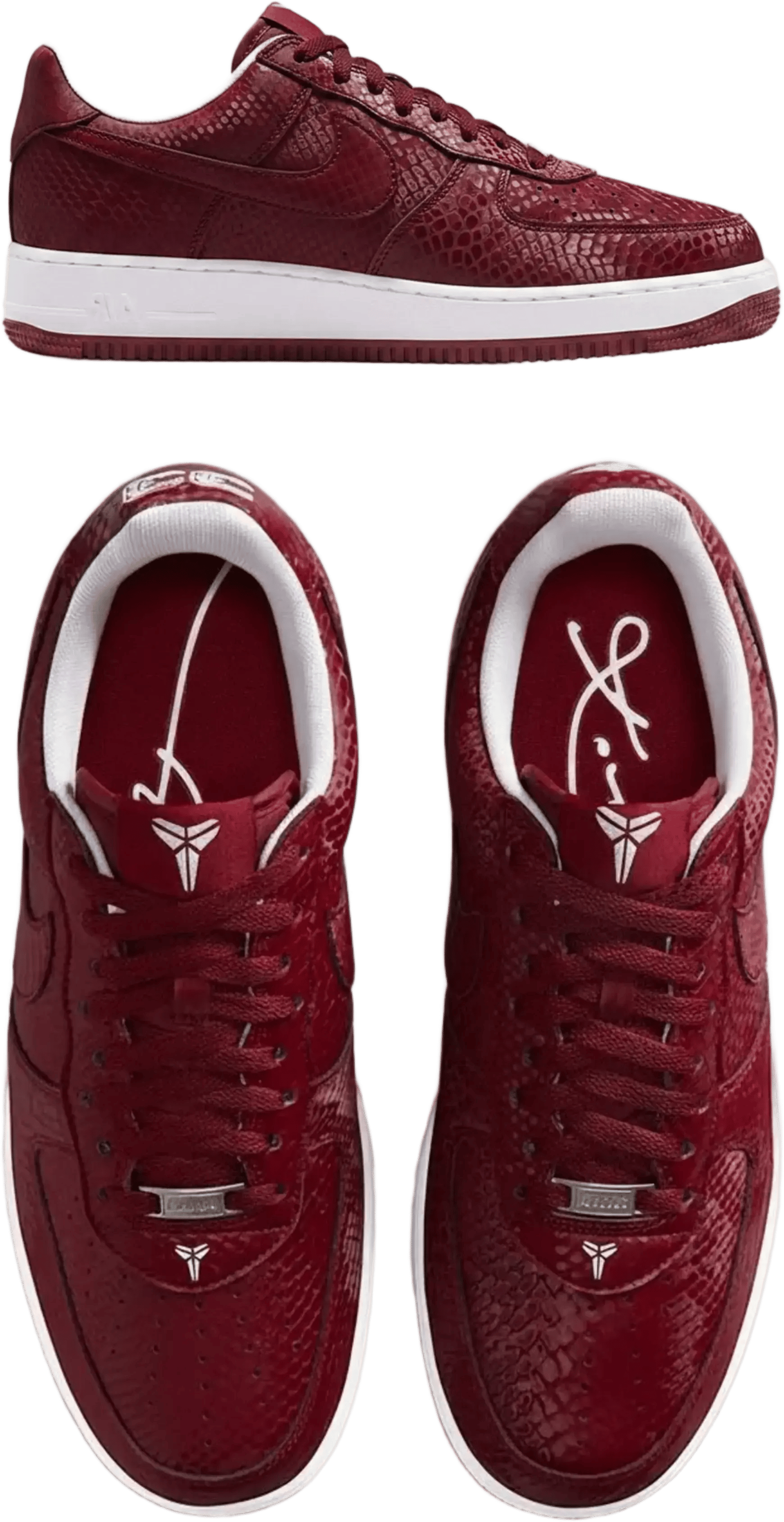 Nike Kobe Air Force 1 Lower Merion High Red
