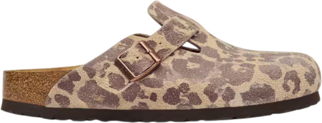 Birkenstock Boston Print LEVE Green
