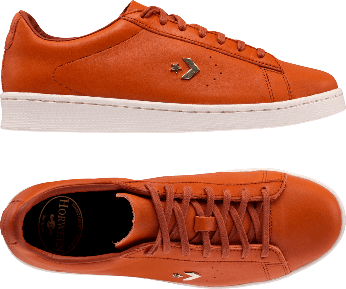 Converse X Horween Pro Leather OX Orange
