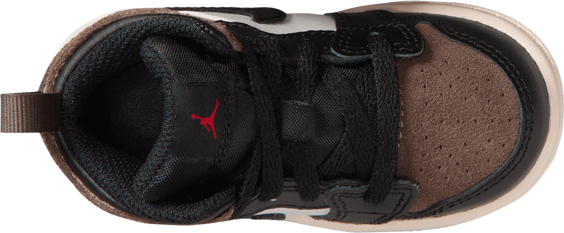 Jordan Air Jordan 1 Mid Love The Game Letter TD Kids Black