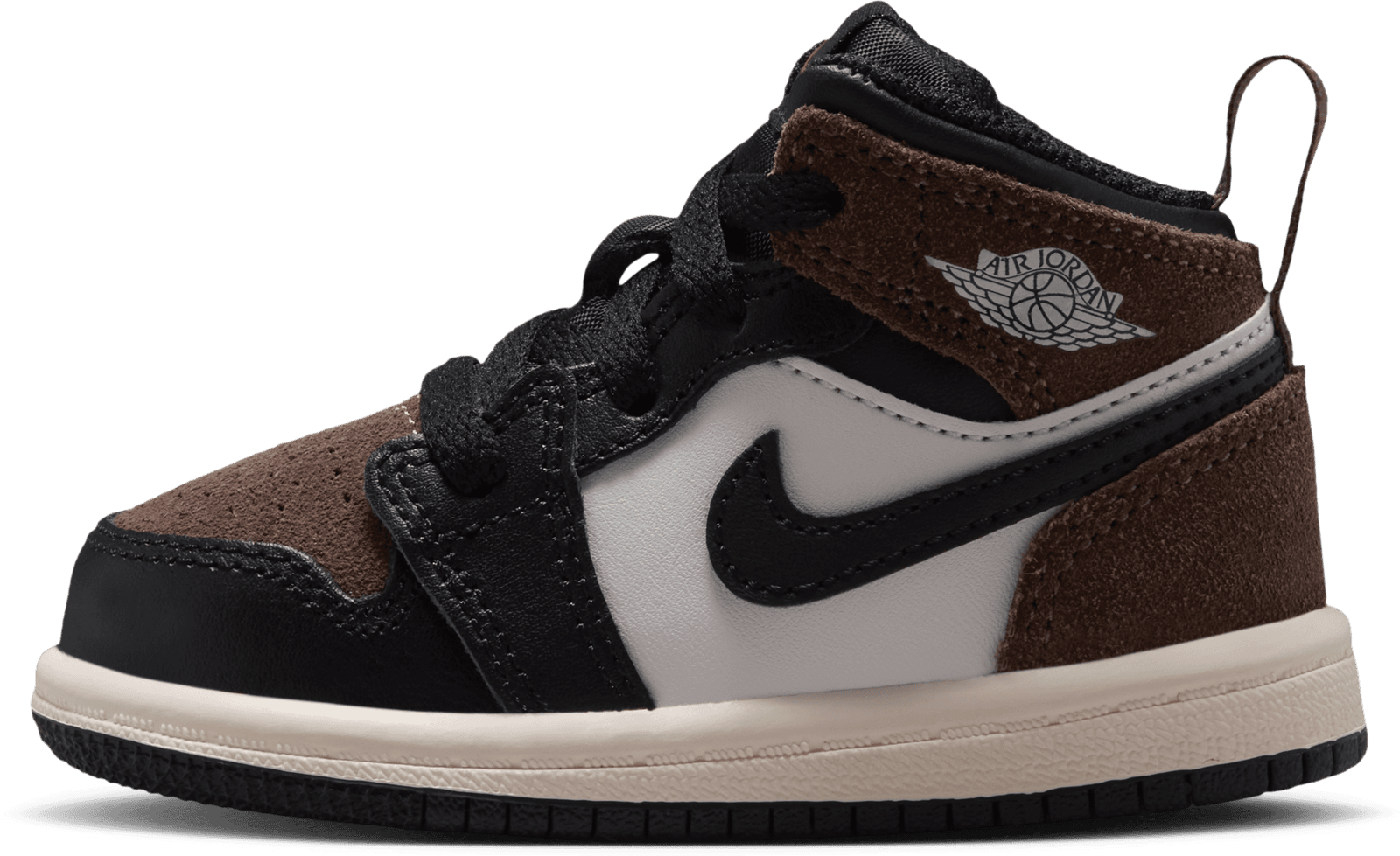 Jordan Air Jordan 1 Mid Love The Game Letter TD Kids Black