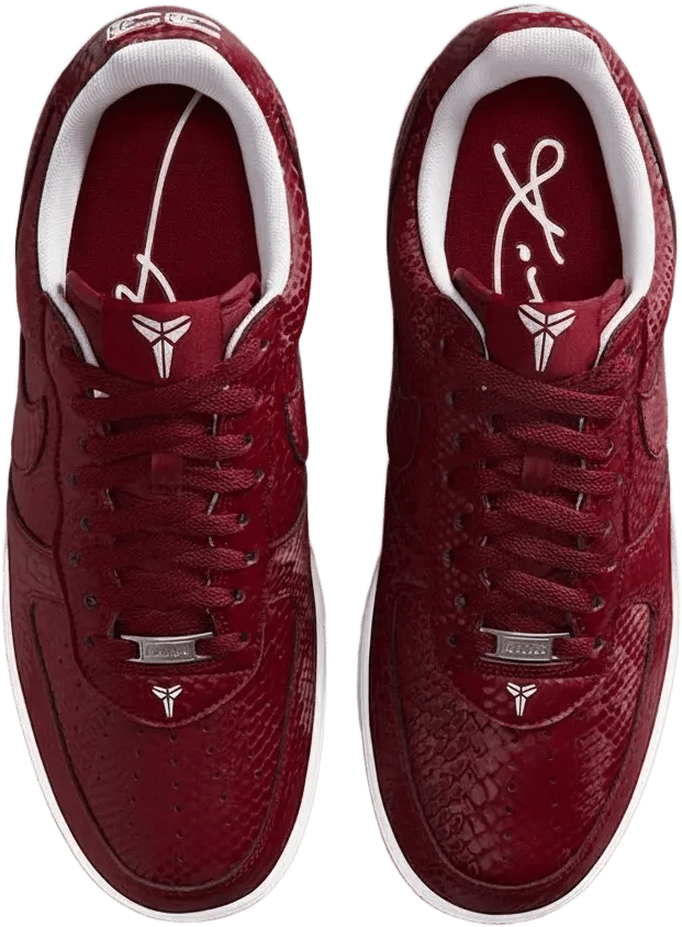 Nike Kobe Air Force 1 Lower Merion High Red