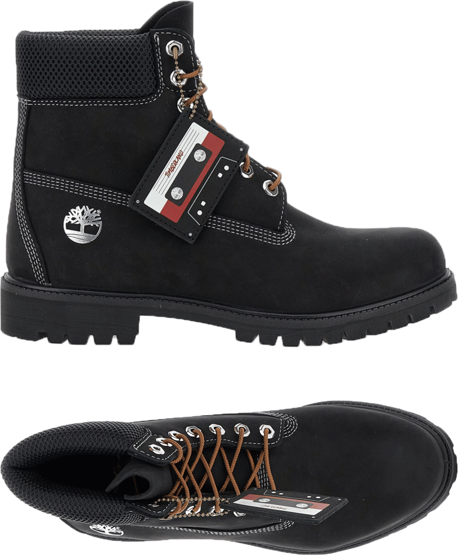 Timberland Premium 6 Inch Lace Ups Boots Black