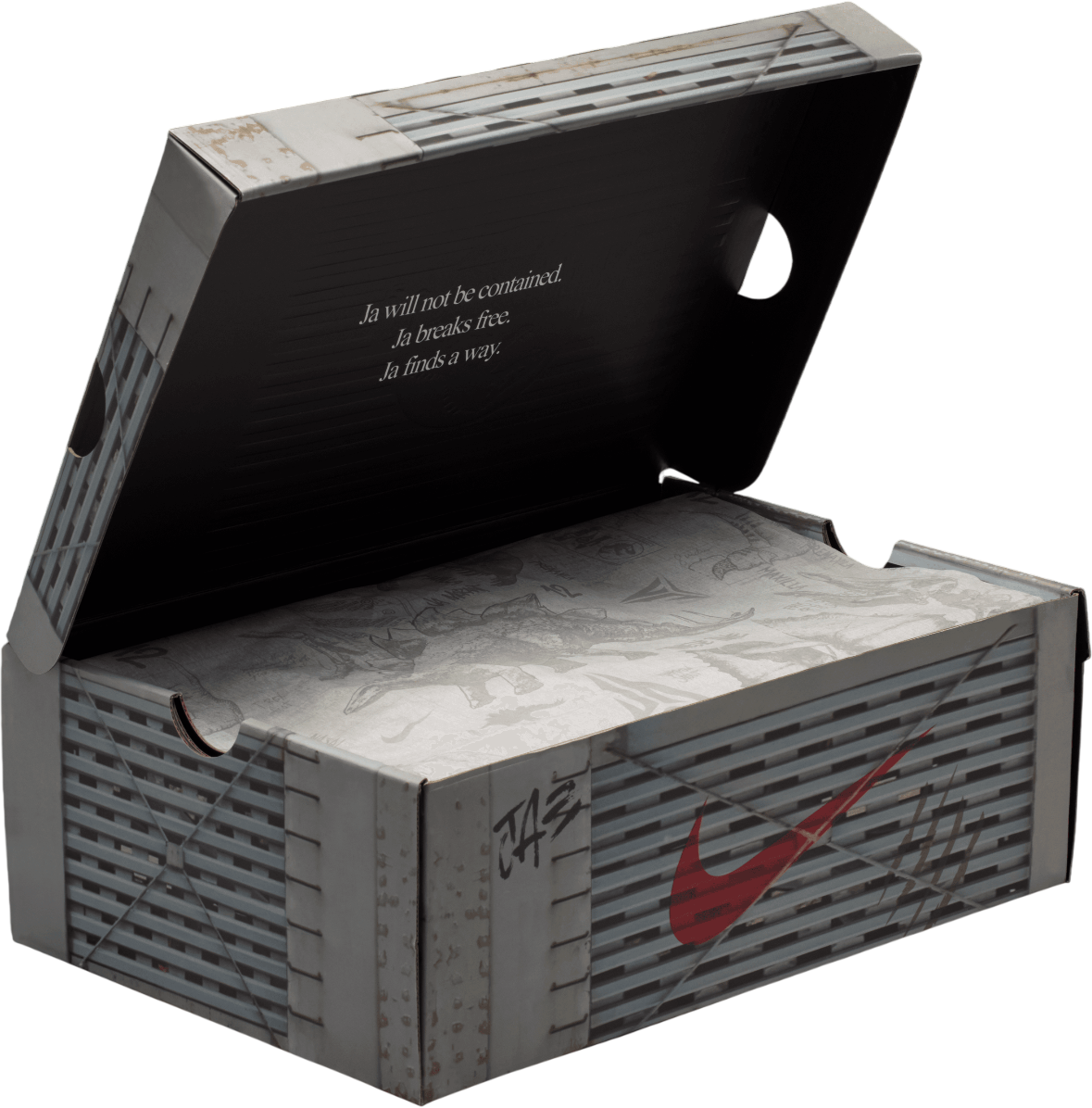 Nike JA 3 Jurassic Park Raptor Black C001