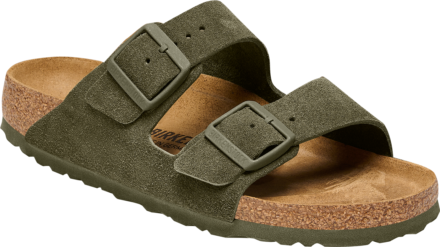 Birkenstock Arizona Suede Leather normal Green