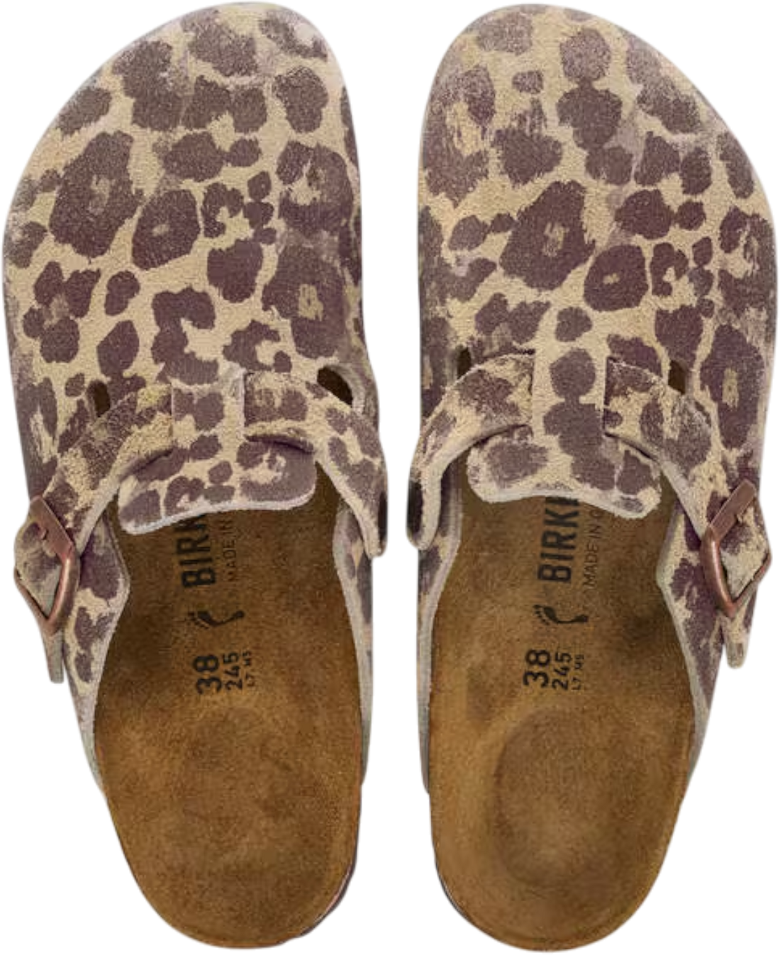 Birkenstock Boston Print LEVE Green