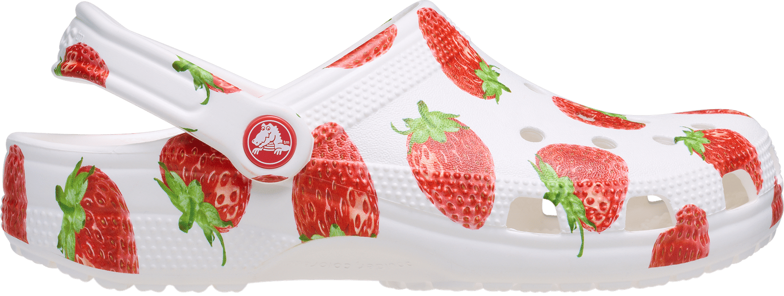 Crocs Classics Fresh Fruits Clog Slippers Red