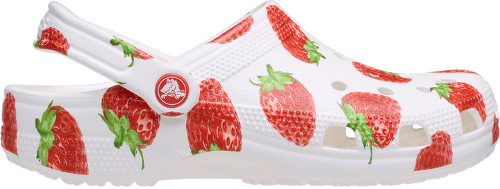 Crocs Classics Fresh Fruits Clog Slippers Red