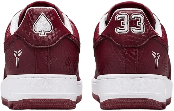 Nike Kobe Air Force 1 Lower Merion High Red