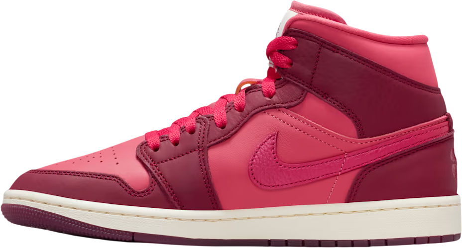 Jordan Air Jordan 1 Mid SE Valentine's Day Women Red C600