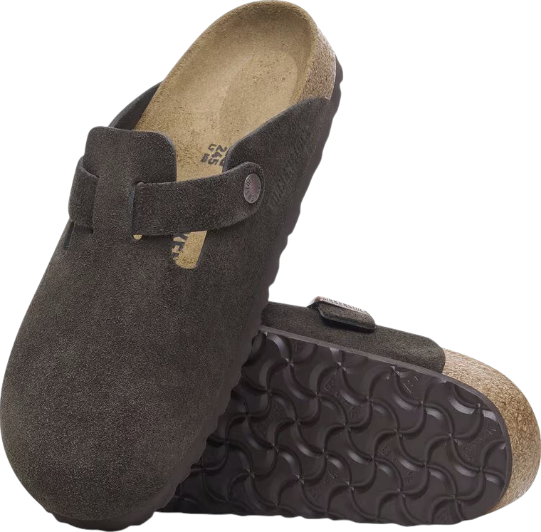 Birkenstock Boston Suede Leather Brown