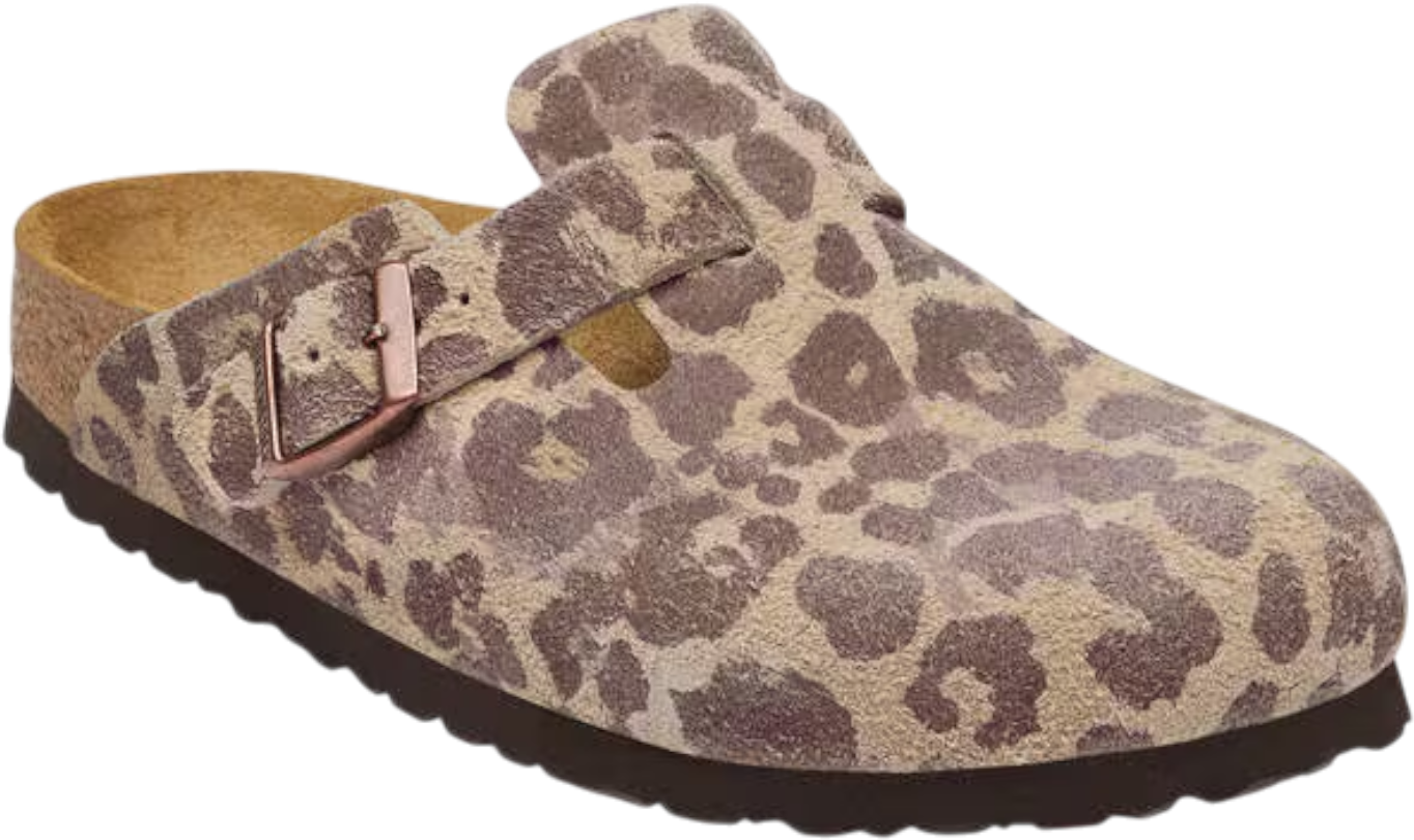 Birkenstock Boston Print LEVE Green