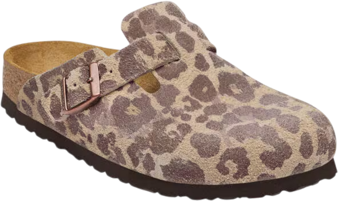 Birkenstock Boston Print LEVE Green